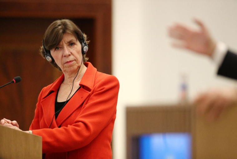 La ministre française des affaires étrangères, Catherine Colonna, en visite à Bakou