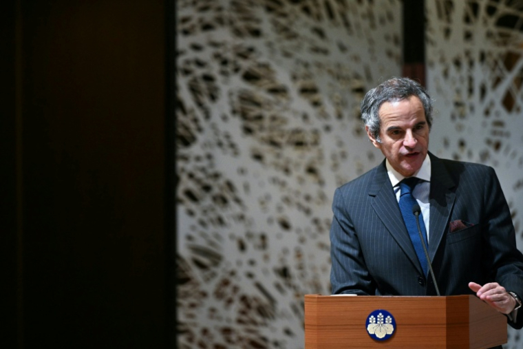 Rafael Grossi, directeur général de l'Agence internationale de l'énergie atomique (AIEA) à Tokyo, le 26 juin 2026.  ( AFP / Philip FONG )