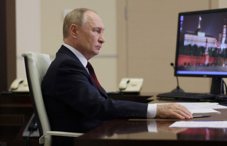 Vladimir Poutine à Moscou, en Russie, le 30 septembre 2024. ( POOL / MIKHAIL METZEL )