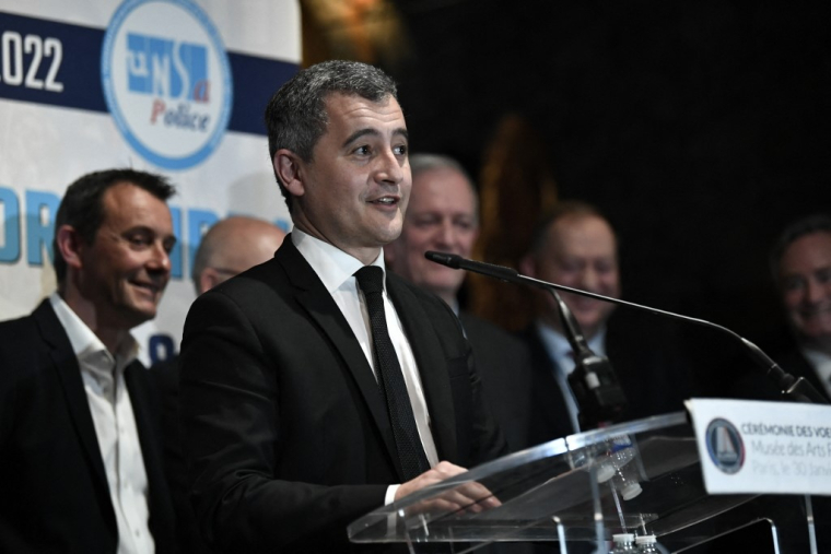 Gérald Darmanin à Paris, le 30 janvier 2024. ( AFP / STEPHANE DE SAKUTIN )