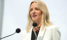 Delphine Arnault à Paris, le 3 septembre 2025. ( AFP / THOMAS SAMSON )
