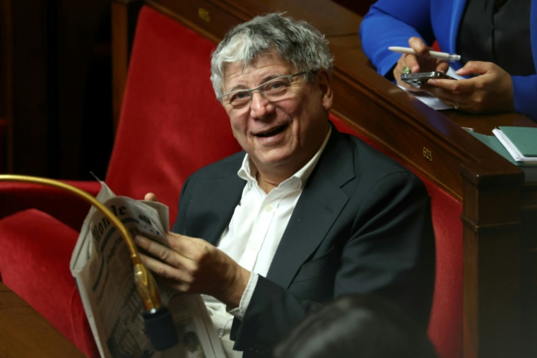 Le président de la commission des Finances de l'Assemblée nationale, Eric Coquerel (LFI), lors des questions au gouvernement le 4 février 2025 ( AFP / ALAIN JOCARD )
