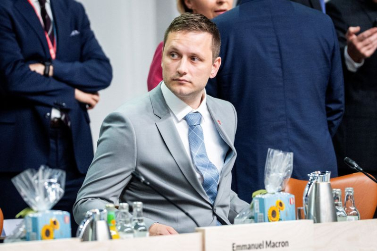 Le Premier ministre du Groenland, Jens-Frederik Nielsen