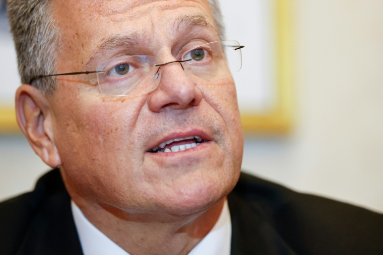 Le commissaire européen au commerce Maros Sefcovic, le 1er octobre 2026 à Milwaukee, aux Etats-Unis ( AFP / KAMIL KRZACZYNSKI )