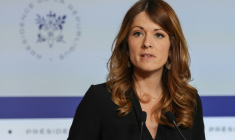 La porte-parole du gouvernement Maud Bregeon, à Paris, le 10 juin 2026 ( AFP / Ludovic MARIN )