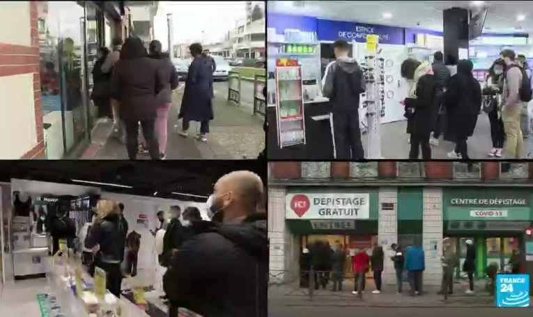 Covid-19 : ruée vers les tests de dépistage avant le réveillon du Nouvel An