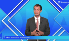 Effets d'annonces et incertitudes.