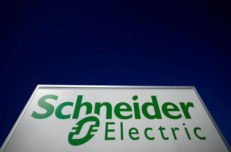 Le logo de Schneider Electric à Nantes