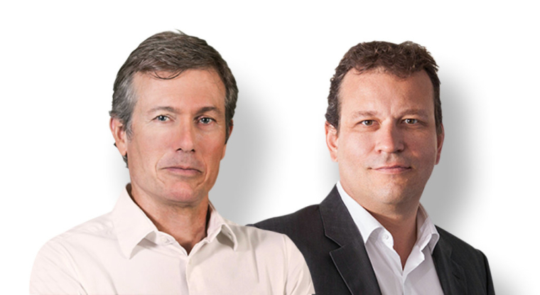 François Badelon et Julien Lepage de chez Amiral Gestion. (© DR)