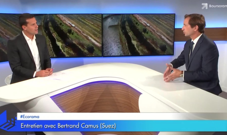 "Notre objectif est que notre cours de Bourse remonte dans les années à venir !" selon Bertrand Camus (DG de Suez)