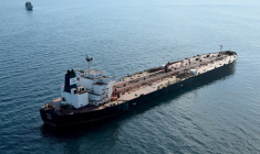 Vue aérienne du Boracay, prise au port de Saint-Nazaire, le 1e octobre 2025 ( AFP / Damien MEYER )