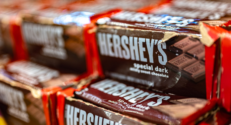 Une barre chocolatée Hershey. (Crédits: Adobe Stock)
