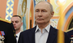 Vladimir Poutine dans la région de Moscou, en Russie, le 7 janvier 2026. ( POOL / VYACHESLAV PROKOFYEV )