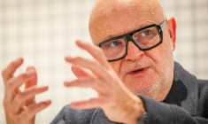 Le patron de Primark Paul Marchant à Dublin, le 21 novembre 2024. ( AFP / PAUL FAITH )