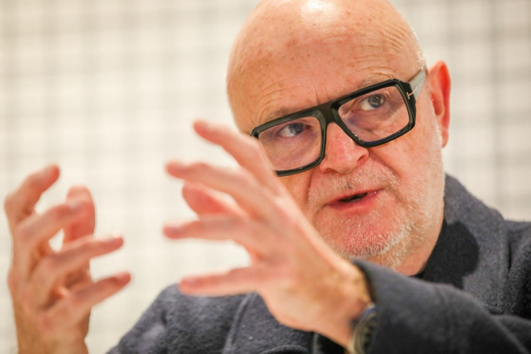 Le patron de Primark Paul Marchant à Dublin, le 21 novembre 2024. ( AFP / PAUL FAITH )