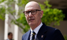 Roland Lescure lors des réunions de printemps du FMI et de la Banque mondiale à Washington