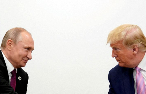 Le président américain Donald Trump et le président russe Vladimir Poutine