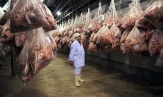 Usine Marfrig à Fray Bentos en Uruguay. ( AFP / MIGUEL ROJO )