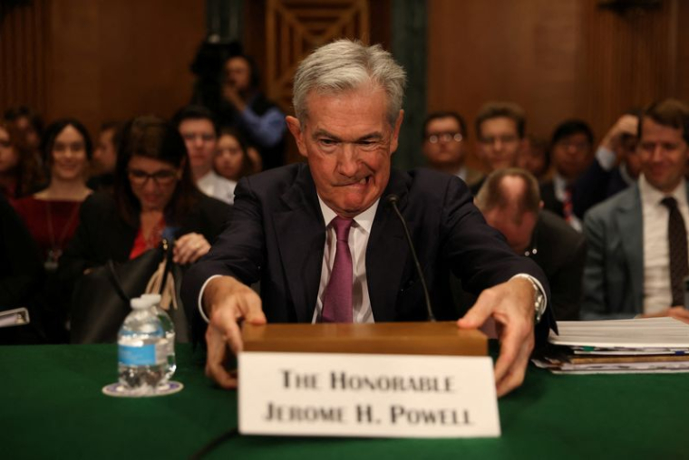 Le président du Conseil de la Réserve fédérale Jerome Powell à Washington, aux États-Unis