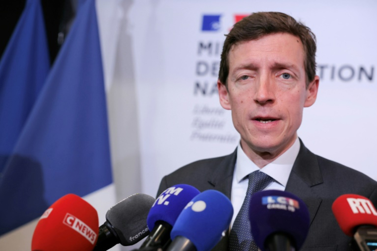 Le ministre de l'Education nationale, Edouard Geffray, le 22 juin 2026 à Paris ( AFP / Thomas SAMSON )