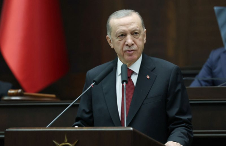 Le président turc Tayyip Erdogan à Ankara, en Turquie