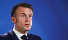 Le Président français Emmanuel Macron