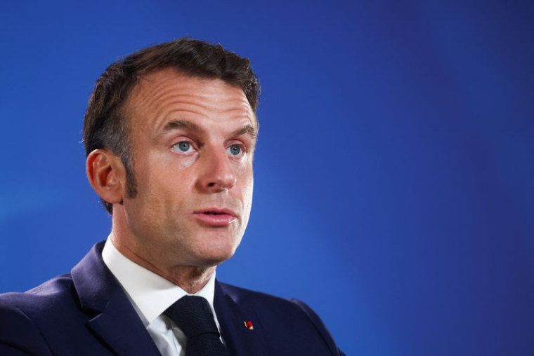 Le Président français Emmanuel Macron