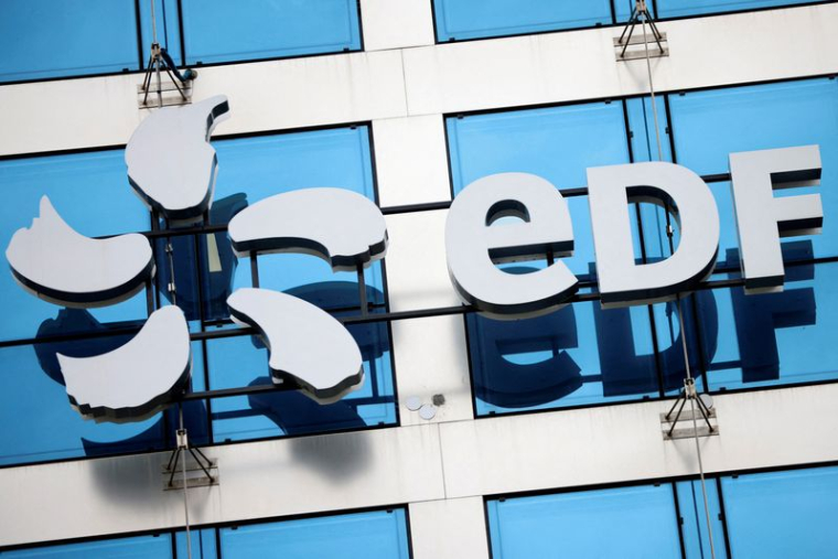 Le logo d'EDF
