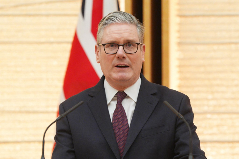 Le Premier ministre britannique Keir Starmer à Tokyo le 31 janvier 2026. ( POOL / CARL COURT )