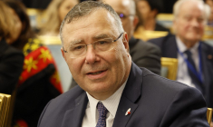 Patrick Pouyanné à Rabat, au Maroc, le 28 octobre 2024. ( POOL / LUDOVIC MARIN )