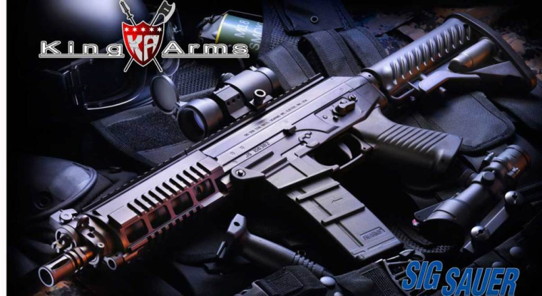 Une réplique de Sig Sauer 556 distribuée par Cybergun. (© Cybergun)