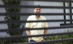 L'ancien président brésilien Jair Bolsonaro dans sa résidence de Brasilia, le 3 septembre 2025.  ( AFP / Sergio Lima )