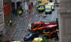 Services d'urgences lors de la parade de la victoire de Liverpool