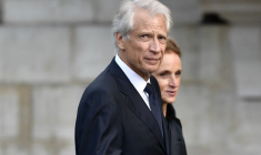 Dominique de Villepin à Paris, le 26 septembre 2019. ( AFP / MARTIN BUREAU )