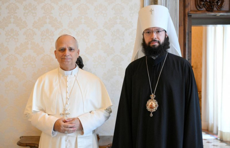 Le pape Léon XIII aux côtés du métropolite Antoine de Volokolamsk