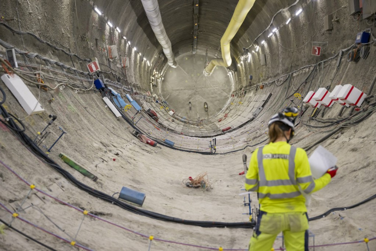 Basé sur le principe du stockage géologique profond, Cigéo permettrait de confiner environ 83000m3 de déchets radioactifs à vie longue pour plusieurs centaines de milliers d’années ( AFP / JEAN-CHRISTOPHE VERHAEGEN )