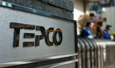 L'entrée du siège social de Tepco à Tokyo, le 19 janvier 2026. ( AFP / Kazuhiro NOGI )