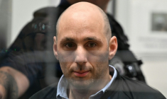 Cédric Jubillar lors de son procès à Albi, dans le sud-ouest de la France, le 23 septembre 2025 ( AFP / Lionel BONAVENTURE )
