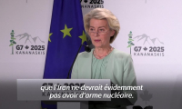 Von der Leyen: "L'Iran ne devrait évidemment pas avoir d'arme nucléaire"