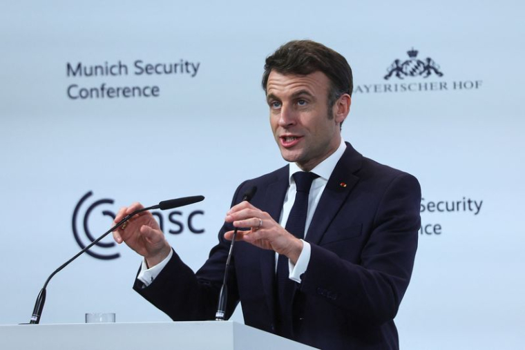 Le président français Macron participe à la conférence de Munich sur la sécurité