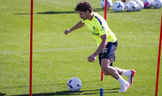 Julián Alvarez présent à l’entraînement avec l’Atlético