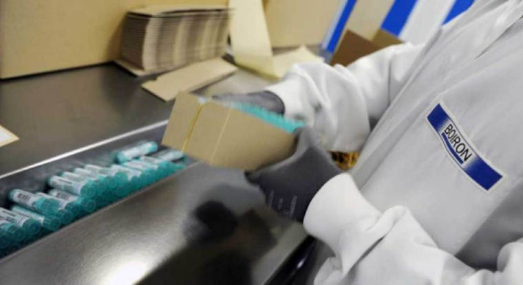 L'usine des laboratoires Boiron à Sainte-Foy-lès-Lyon. (© P. Desmazes / AFP)