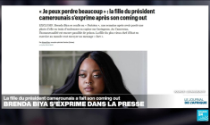 Coming out de Brenda Biya, fille du président camerounais : la jeune femme s'exprime dans la presse