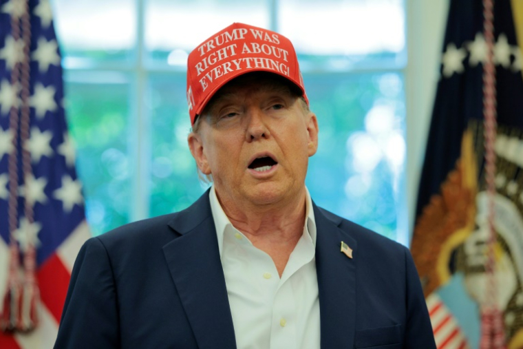 Le président américain Donald Trump, le 22 août 2025 à Washington ( GETTY IMAGES NORTH AMERICA / CHIP SOMODEVILLA )