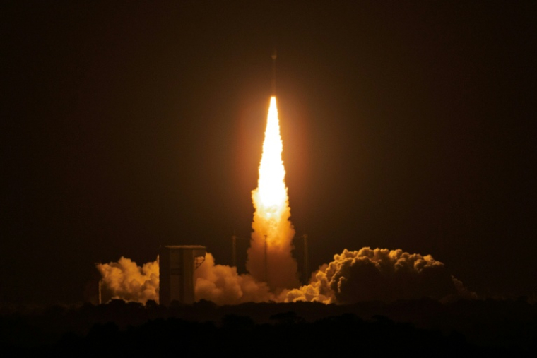 Lancement de la fusée européenne Vega-C au centre spatial de Kourou, en Guyane française, le 15 septembre 2026 ( AFP / RONAN LIETAR )
