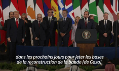"Nous avons la paix au Moyen-Orient", assure Trump au sommet sur Gaza