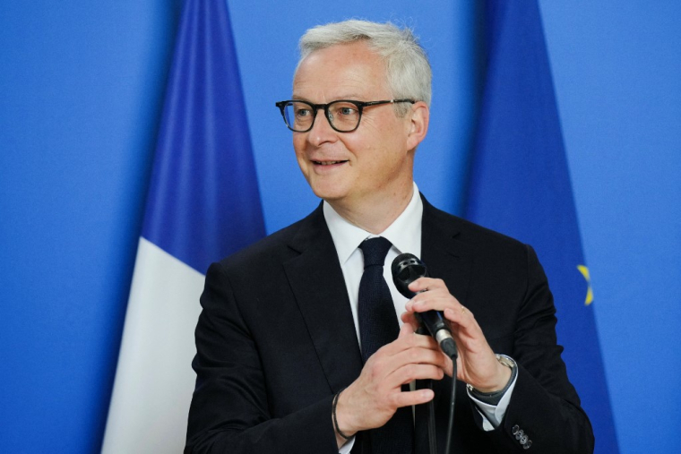 Bruno Le Maire, à Paris, le 6 mars 2024 ( AFP / DIMITAR DILKOFF )