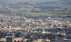Vue des environs d'Antananarivo, le 24 avril 2025. ( AFP / Ludovic MARIN )