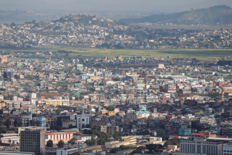 Vue des environs d'Antananarivo, le 24 avril 2025. ( AFP / Ludovic MARIN )