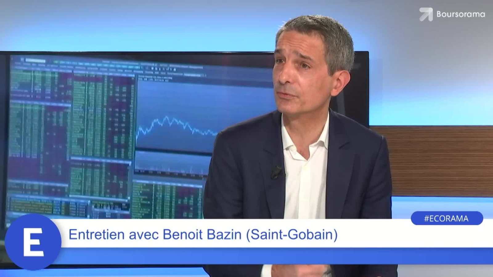 Benoit Bazin (DG de Saint-Gobain) : "Grâce à la décarbonation, nous avons trois décennies de croissance devant nous !"
